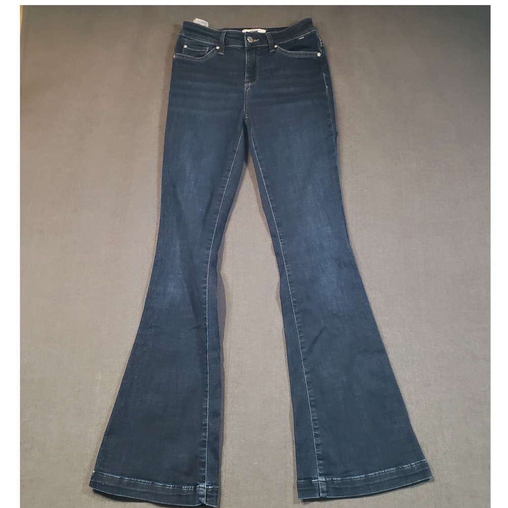 Mavi Sydney Flare Jeans‎ Womens 24 Dark Wash High-Rise Stretch Denim